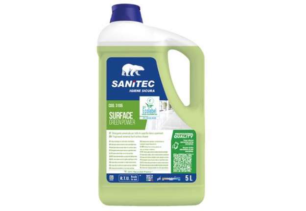 Immagine di Detergente Green Power Pavimenti - Sanitec - tanica da 5 L