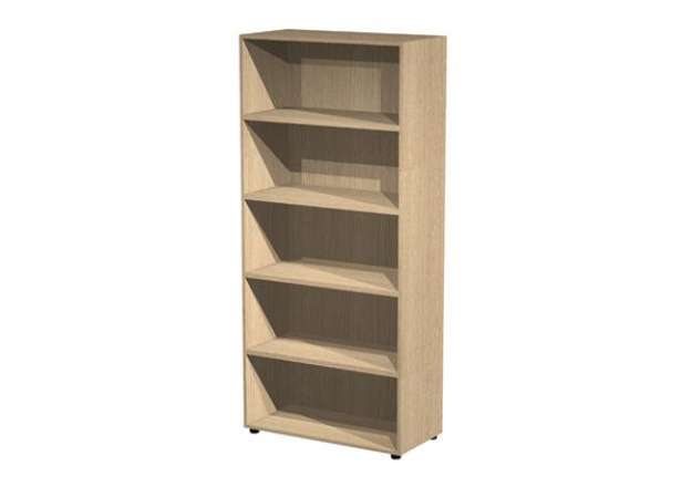 Immagine di Armadio modulare componibile - a giorno - 90 x 44 x 200 cm - rovere
