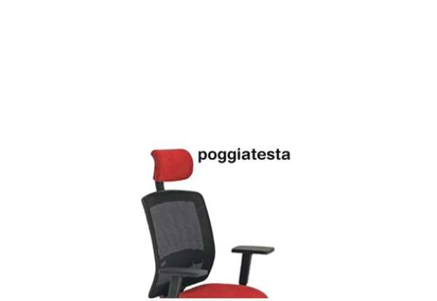 Immagine di Poggiatesta per seduta Molly A - rosso - Unisit