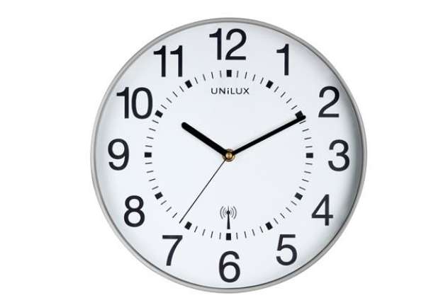 Immagine di Orologio da parete Wave - diametro 30 cm - bianco - Unilux