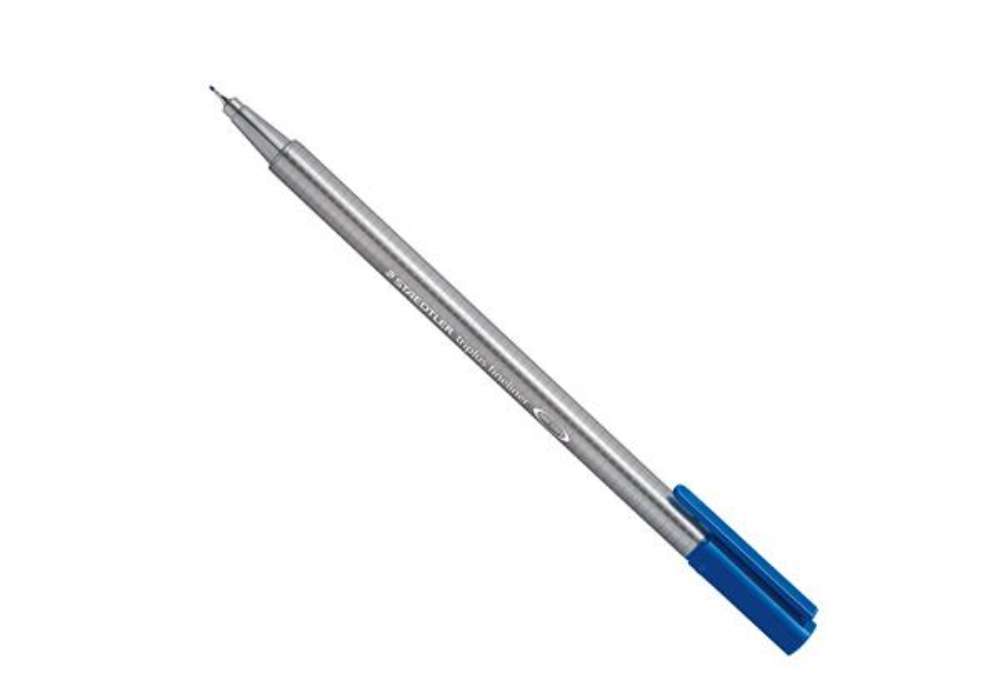 Immagine di Penna Fineliner triplus  - tratto 0,30mm - blu - Staedtler