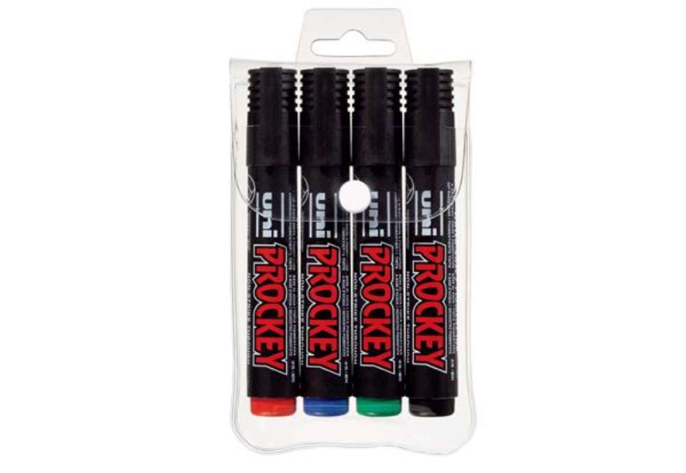 Immagine di Marcatori Uni Prockey M126 - punta a scalpello 1,00 - 5,70 mm - colori assortiti - Uni Mitsubishi -