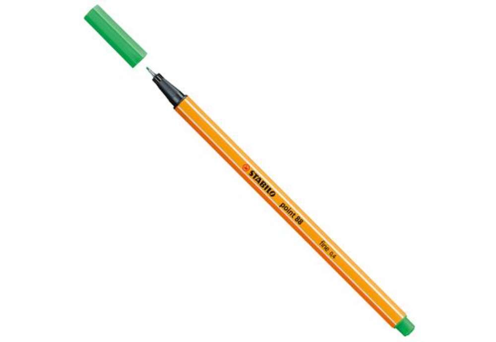 Immagine di Fineliner Point 88 - tratto 0,4 mm - verde smeraldo chiaro 16 - Stabilo