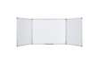 Immagine di Lavagna magnetica Maya Trio - 90 x 240 cm (aperta) - bianco - Bi-Office