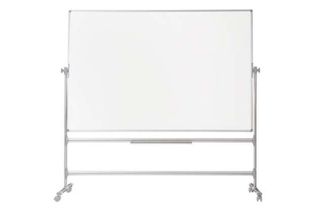 Immagine di Lavagna magnetica girevole Earth - 90 x 120 cm - bianco - Bi-Office