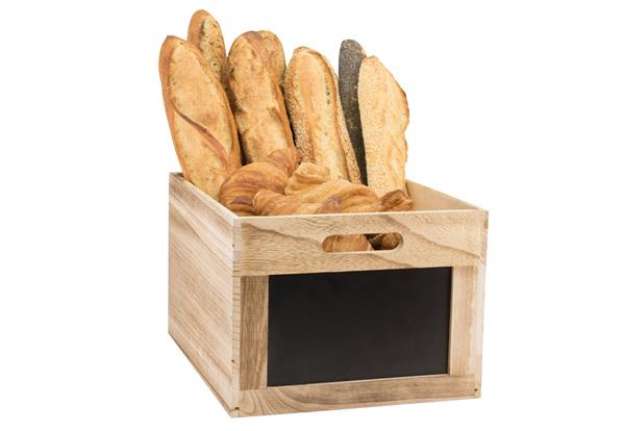 Immagine di Cassetta portamenù - con lavagna - 21 x 33 x 24,2 cm - Securit