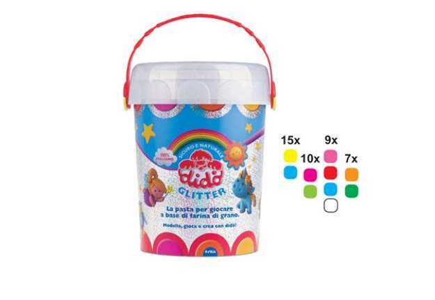 Immagine di Vaso 100 salsicciotti - glitter - 50gr - DiDò