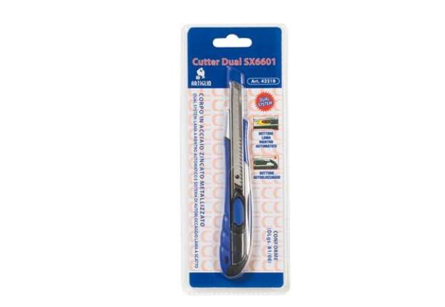 Immagine di Cutter Dual System SX 6601 - larghezza lama 9 mm - Artiglio