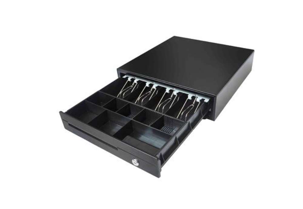 Immagine di Cassetto portadenaro DCE410 - 41 x 42 x 10 cm - nero - Iternet
