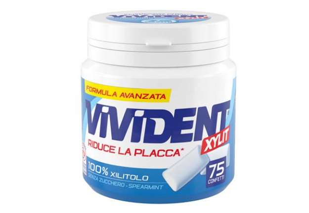 Immagine di Barattolo Vivident Xylit Upgrade - conf. 75 pezzi