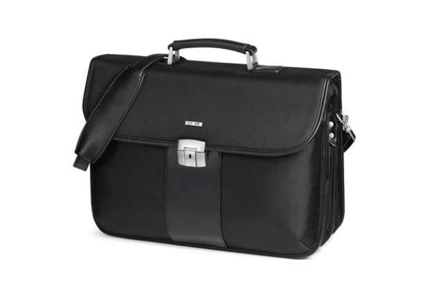 Immagine di Cartella in tessuto - extra strong - nero - 44x31x20cm - City Time