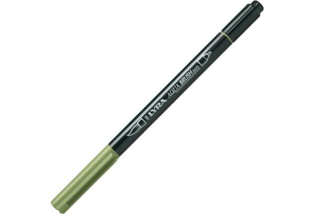 Immagine di Pennarello Aqua Brush Duo - punte 2/4 mm - verde di cromo - Lyra