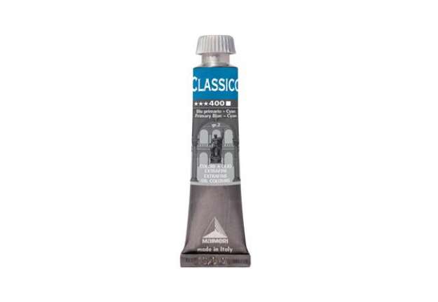 Immagine di Colore a olio - extrafine - 20 ml - blu primario cyan - Maimeri