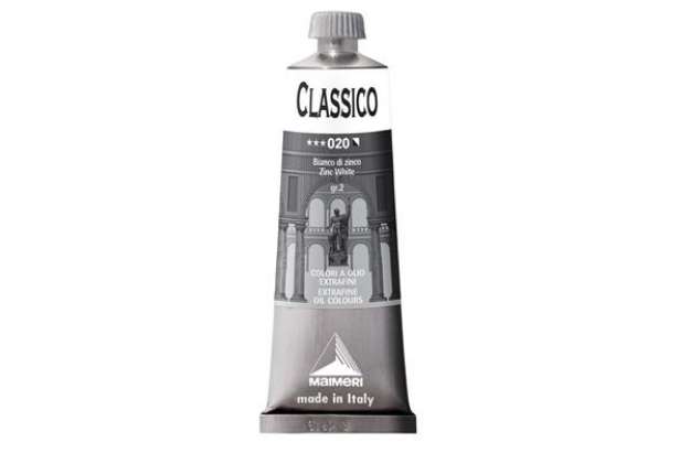 Immagine di Colore a olio - extrafine - 60 ml - bianco di zinco - Maimeri