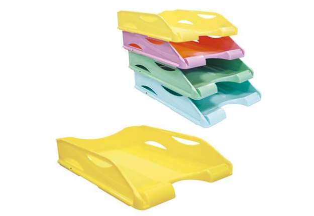 Immagine di Portacorrispondenza Keep Colour Pastel - infrangibile - 23 x 32 cm - giallo - Arda
