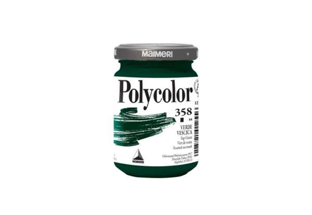 Immagine di Colore vinilico Polycolor - 140 ml - verde vescica - Maimeri
