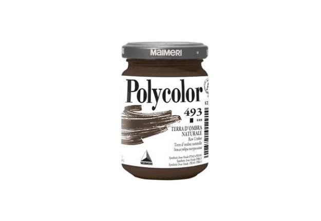 Immagine di Colore vinilico Polycolor - 140 ml - terra d'ombra naturale - Maimeri