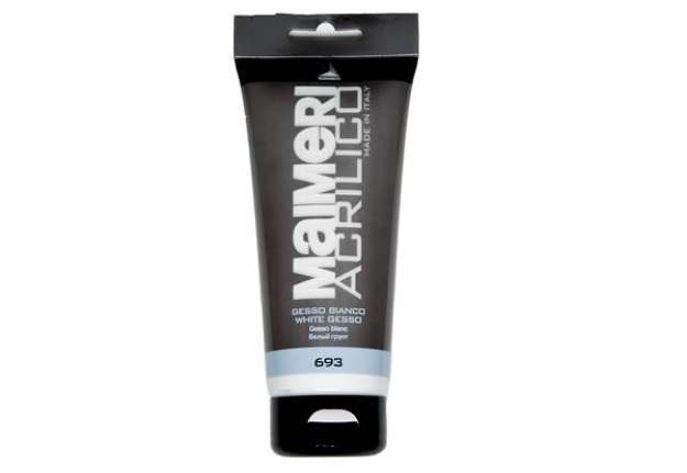 Immagine di Gesso - 200 ml - bianco - Maimeri