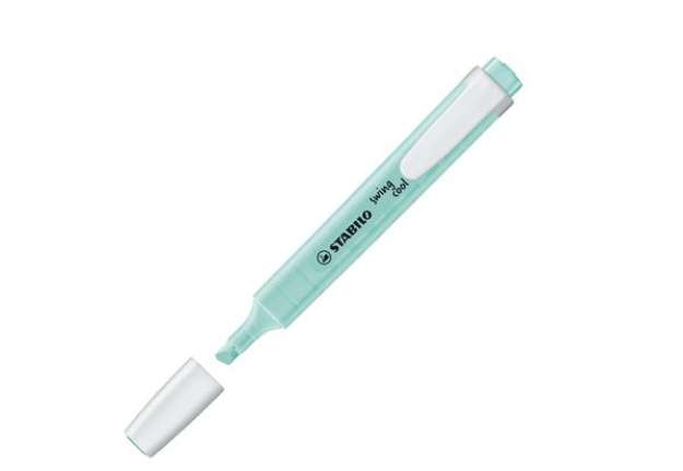 Immagine di Evidenziatore Swing Cool pastel - punta a scalpello - tratto 1 - 4 mm - carta da zucchero 113 - Stab