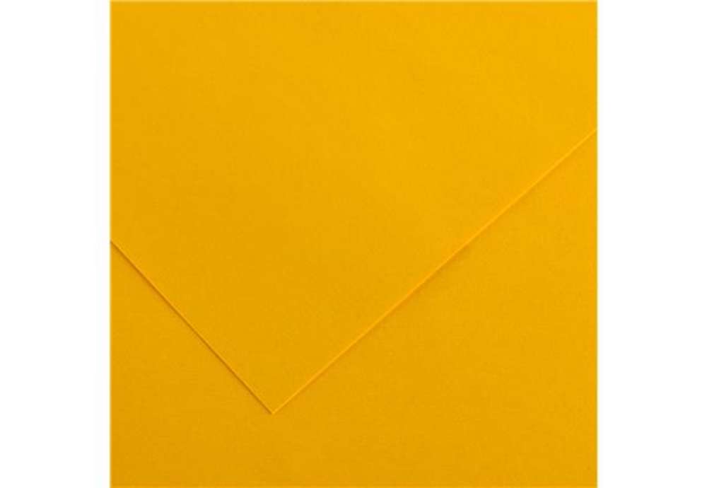 Immagine di Foglio Colorline - 70x100 cm - 220 gr - giallo oro - Canson