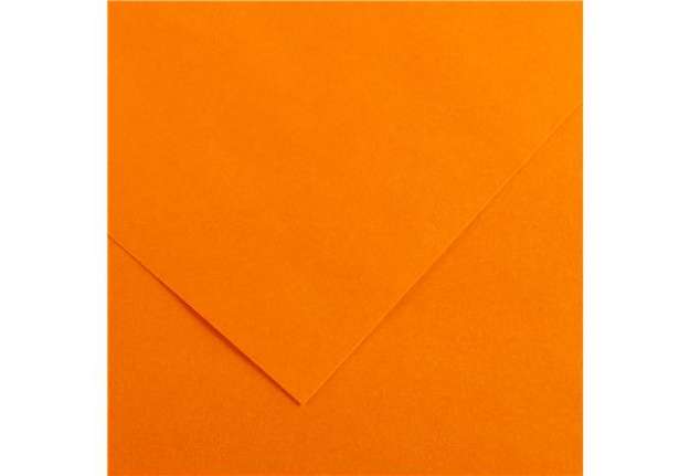 Immagine di Foglio Colorline - 70x100 cm - 220 gr - mandarino - Canson