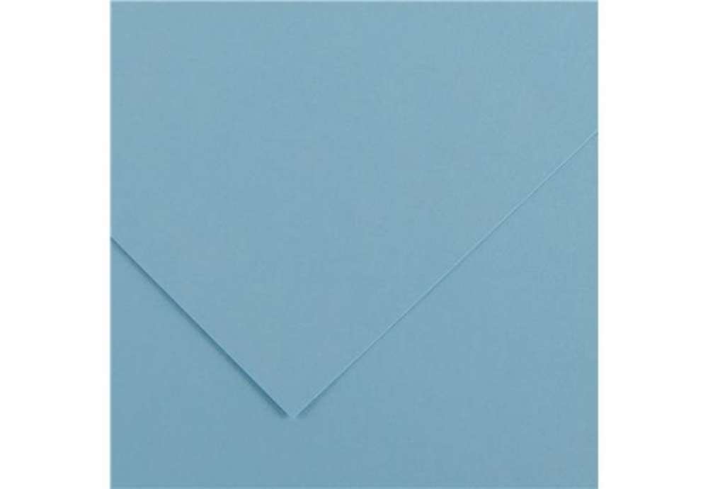 Immagine di Foglio Colorline - 70x100 cm - 220 gr - blu cielo - Canson