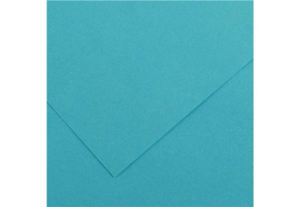Immagine di Foglio Colorline - 70x100 cm - 220 gr - blu turchese - Canson