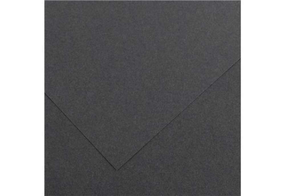 Immagine di Foglio Colorline - 70x100 cm - 220 gr - grigio scuro - Canson