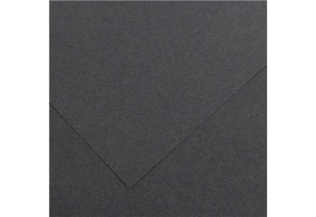Immagine di Foglio Colorline - 70x100 cm - 220 gr - grigio scuro - Canson