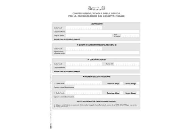 Immagine di Modulo per conferimento revoca - cass. Fiscale - 29,7x21cm - Edipro