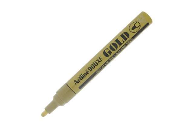 Immagine di Marcatore permanente A 900 - a vernice - punta tonda - 2,3 mm - oro - Artline