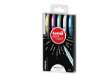 Immagine di Astuccio penna sfera gel gel UNI-BALL SIGNO - punta 0,7 mm - blu - Uni Mitsubishi - astuccio 5 pezzi