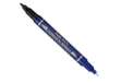Immagine di Marcatore permanente Twin tip - doppia punta Fine-ExtraFine - Blu - Pentel