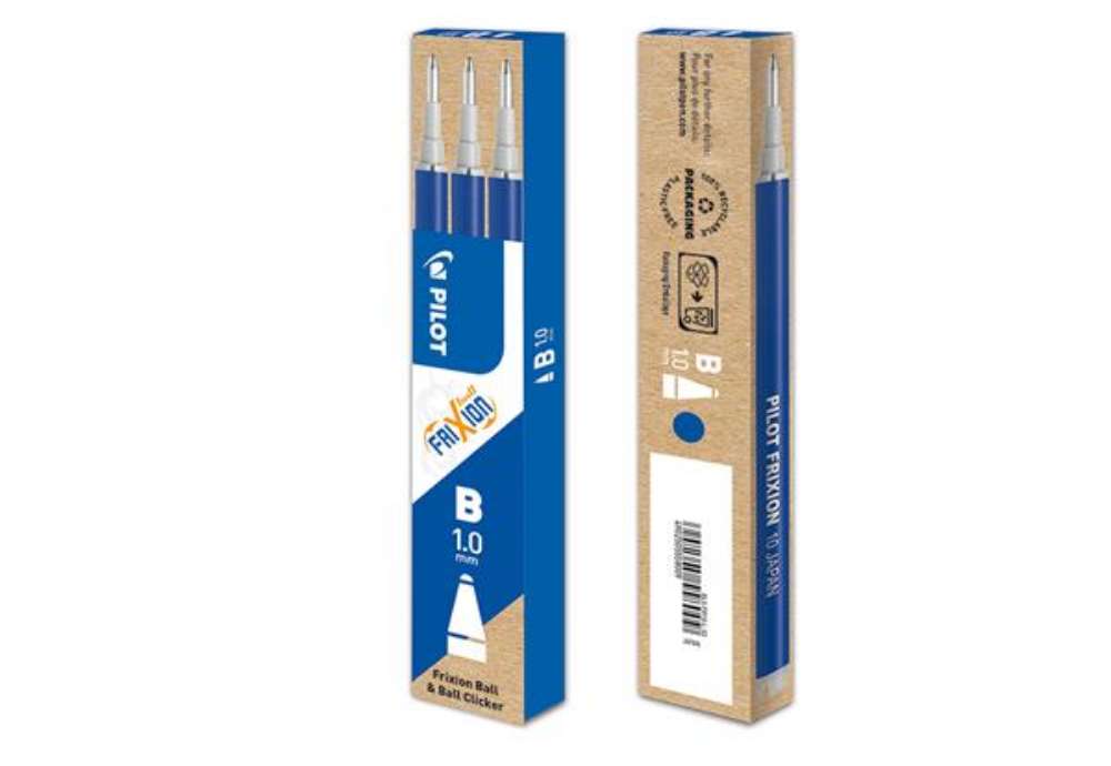 Immagine di Refill sfera frixionball clicker - punta 1,0 mm - blu - Pilot - conf. 3 pezzi