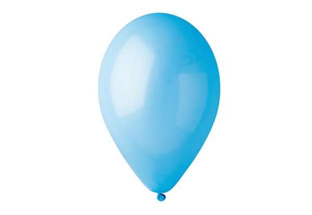 Immagine di Palloncino - diametro 30 cm - lattice - celeste - Big Party - conf. 16 pezzi