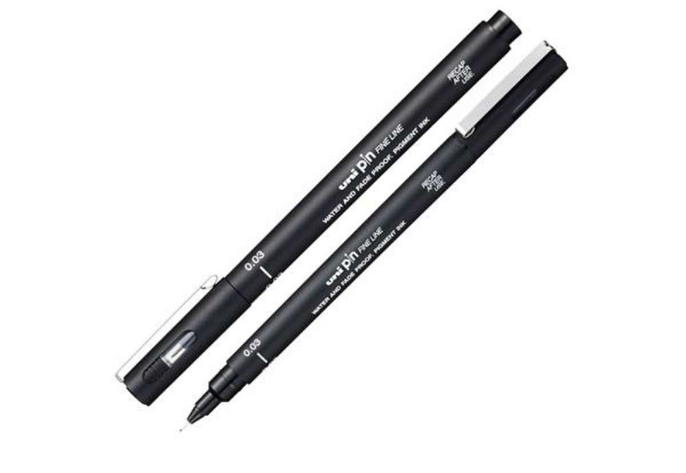 Immagine di Pin fineliner  - punta 0,03mm - nero - Uni Mitsubishi