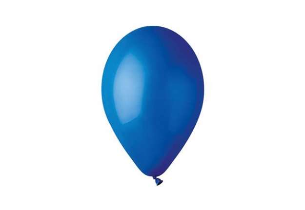 Immagine di Palloncino - diametro 30 cm - lattice - blu - Big Party - conf. 16 pezzi