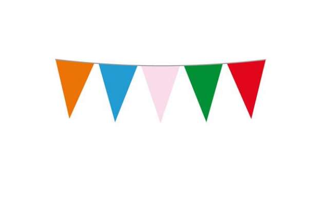 Immagine di Festone bandiere - multicolor - 10mt - Big Party