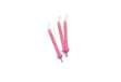 Immagine di Candeline con supporto - H 8 cm - rosa - Big Party - conf. 12 pezzi