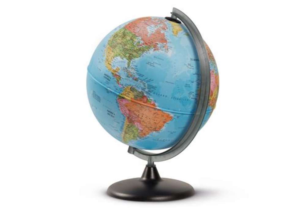 Immagine di Globo geografico non Illuminato - diametro 30 cm - altezza 42 cm - Tecnodidattica
