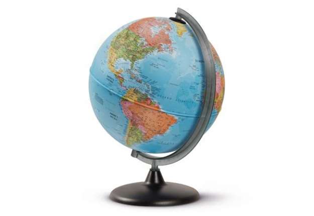 Immagine di Globo geografico non Illuminato - diametro 30 cm - altezza 42 cm - Tecnodidattica