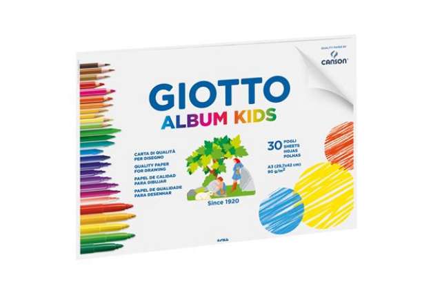 Immagine di Album Little Kids 2+ - A3 - 90gr - 30 fogli - Giotto