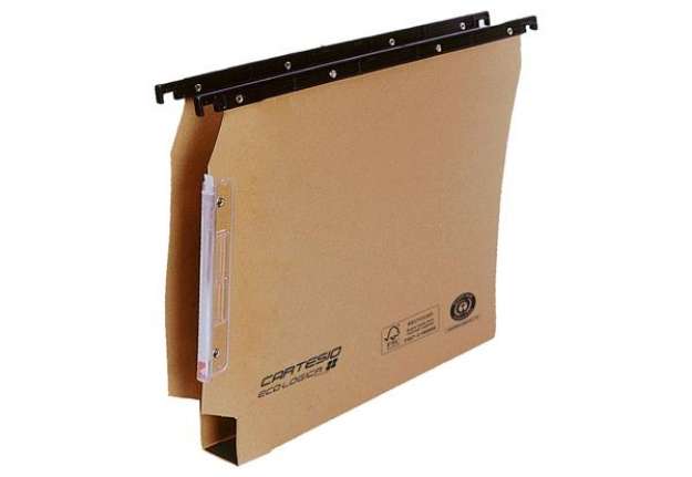 Immagine di Cartella sospesa Cartesio Eco-logica - armadio - 33 cm - fondo U - 33 x 28 cm - avana - Bertesi