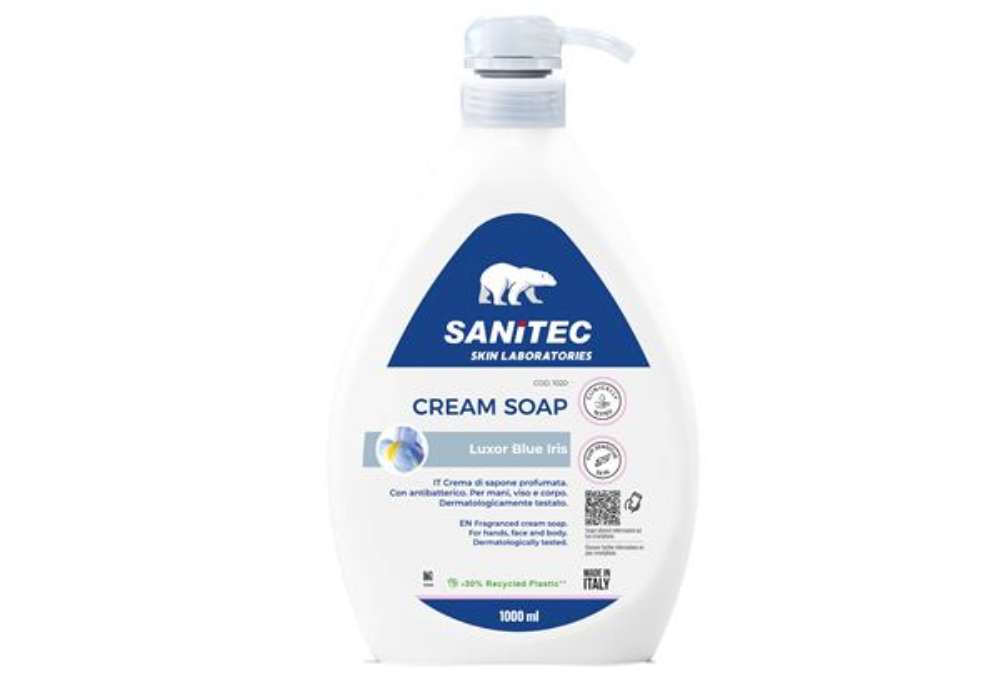 Immagine di Crema di sapone Luxor Blue - dispenser 1 L - iris blu - Sanitec
