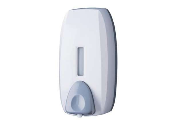 Immagine di Dispenser sapone mousse Basica - 0,75 L - bianco/grigio - Medial