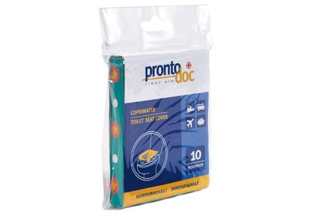 Immagine di Copriwater - biodegradabile - ProntoDoc - conf. 10 pezzi
