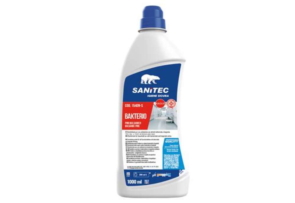 Immagine di Detergente disinfettante Bakterio - 1 L - pino balsamico - Sanitec