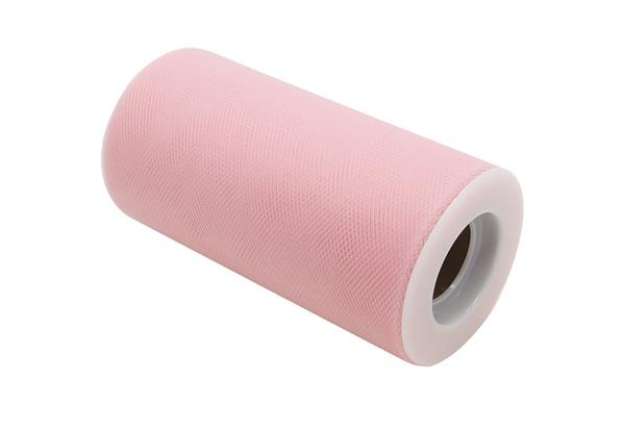 Immagine di Tulle in rotolo - rosa - 12,5cmx25mt - Big Party