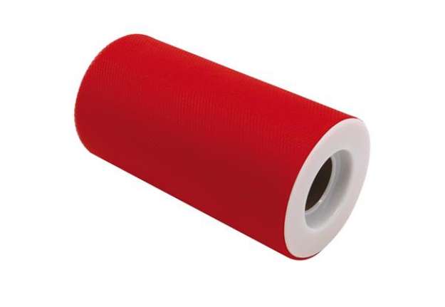 Immagine di Tulle in rotolo - rosso - 12,5cmx25mt - Big Party