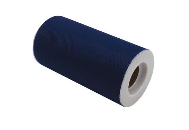 Immagine di Tulle - blu - in rotolo da 12,5 cm x 25 mt - Big Party